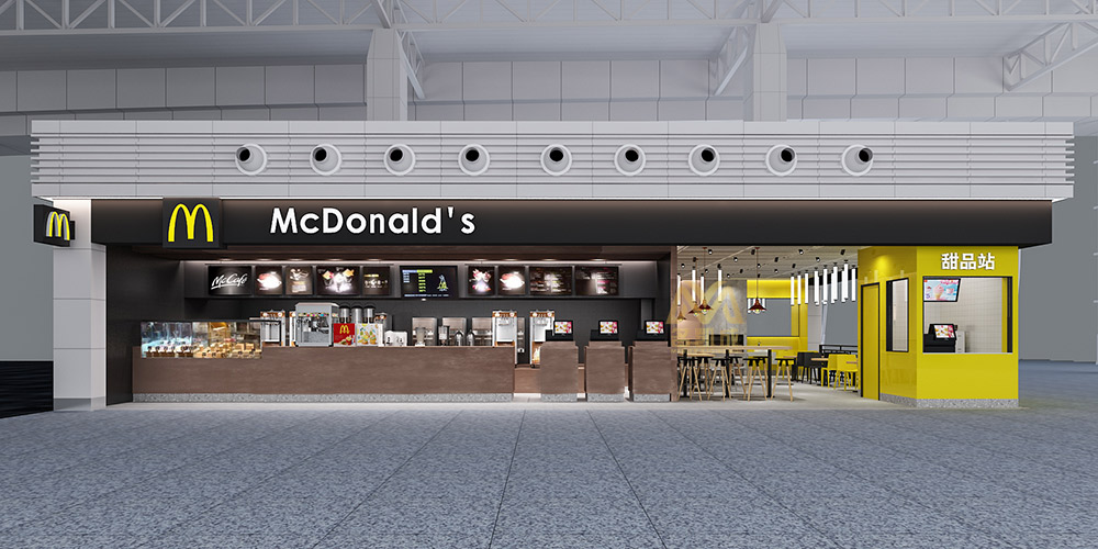 麥當(dāng)勞McDonald餐飲室內(nèi)裝修設(shè)計(jì)