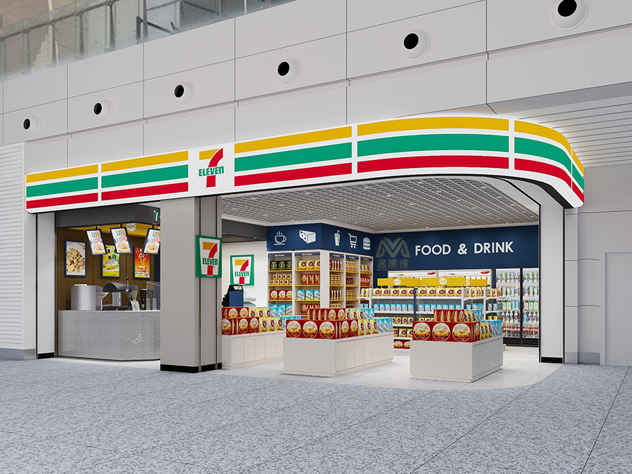 小巧型711便利店裝修設(shè)計效果圖