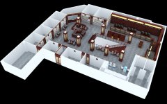 仿古藥店設(shè)計中式藥店設(shè)計滋補藥店裝修設(shè)計效