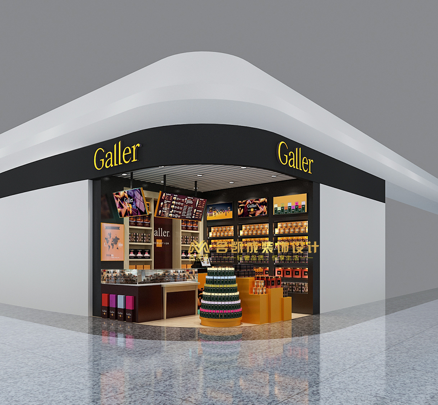 瑞士古老巧克力品牌caller機(jī)場店鋪設(shè)計(jì)