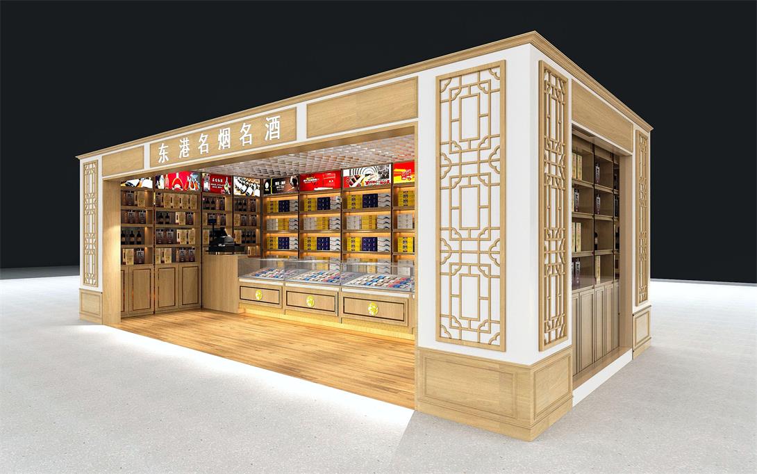 東港名煙名酒店裝修設(shè)計(jì)香煙店洋酒店室內(nèi)設(shè)計(jì)